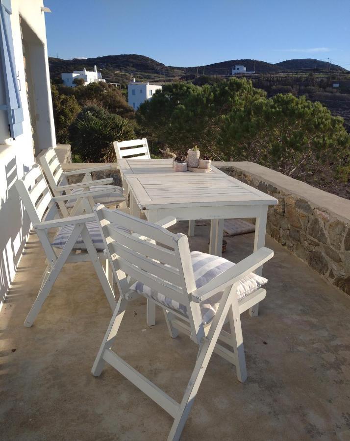 C & C _ Cycladic House With Endless Sea View Vila Hermópolis Exterior foto