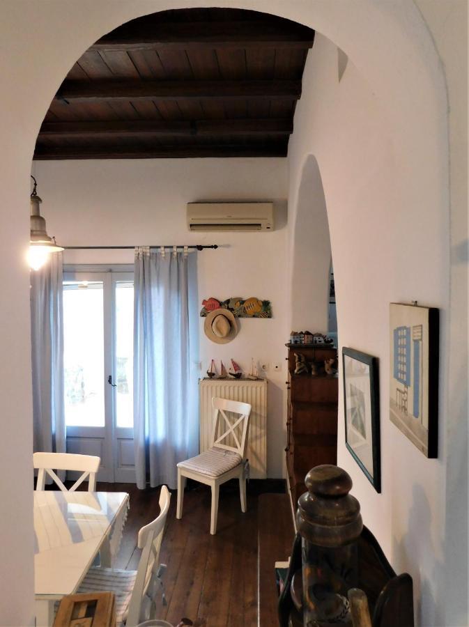 C & C _ Cycladic House With Endless Sea View Vila Hermópolis Exterior foto