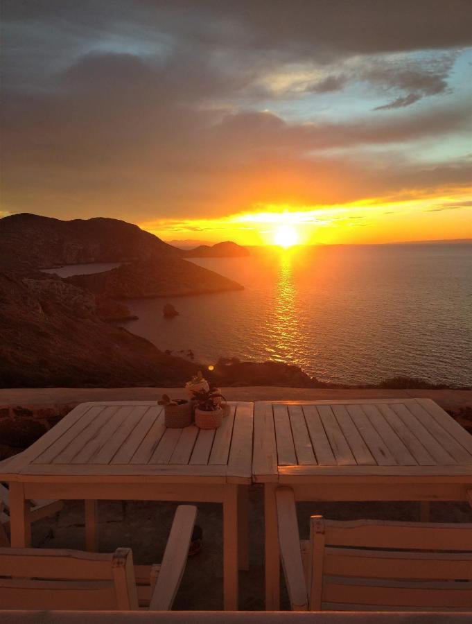 C & C _ Cycladic House With Endless Sea View Vila Hermópolis Exterior foto